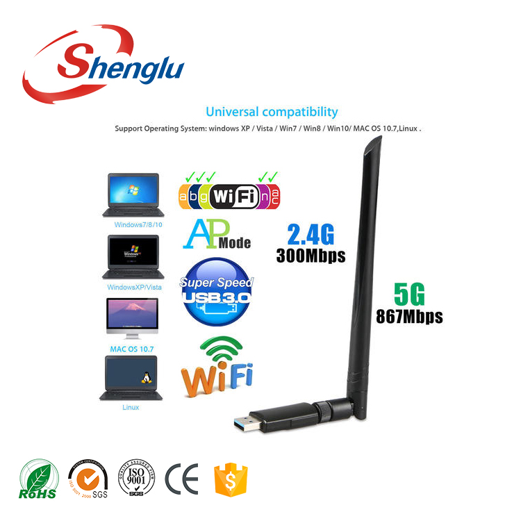 5g Router Manufacturer In China, Wifi Router Antenna, Free Driver 600Mbps Wireless USB Adapter